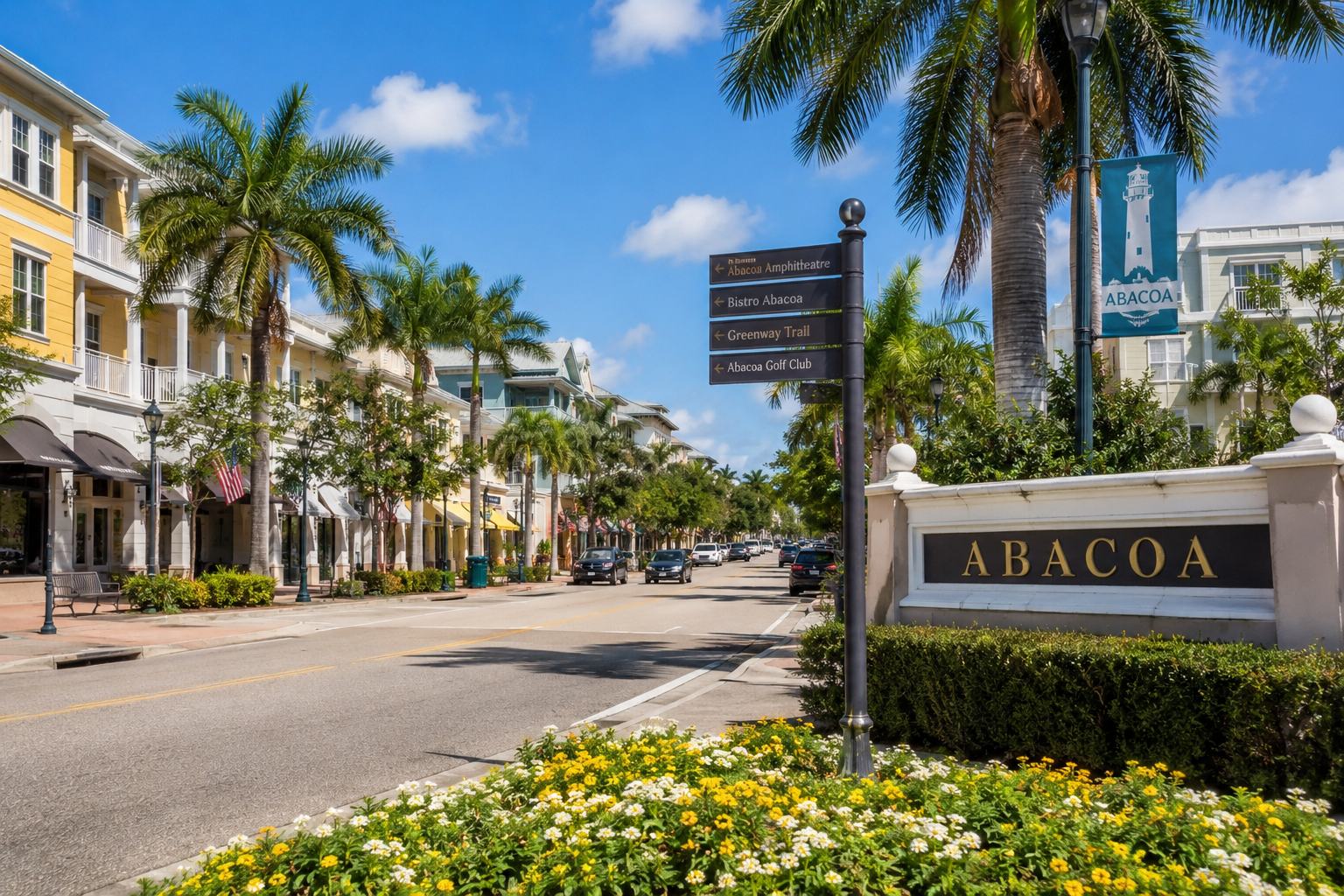 please city scene Jupiter, Florida