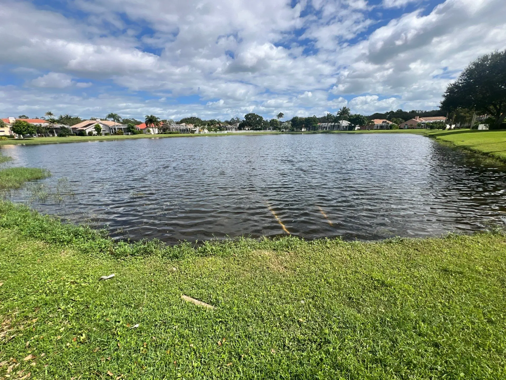 Pond in home owner association in Jupiter FL