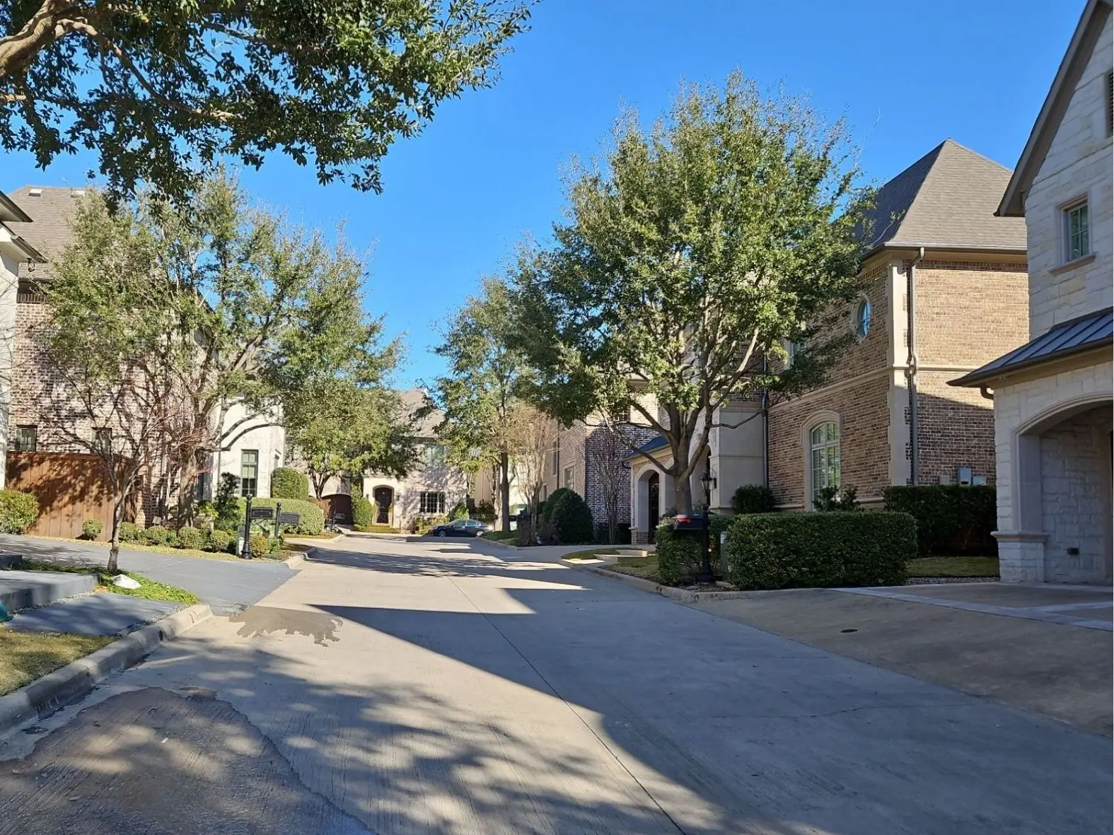 Large green community in Dallas, TX