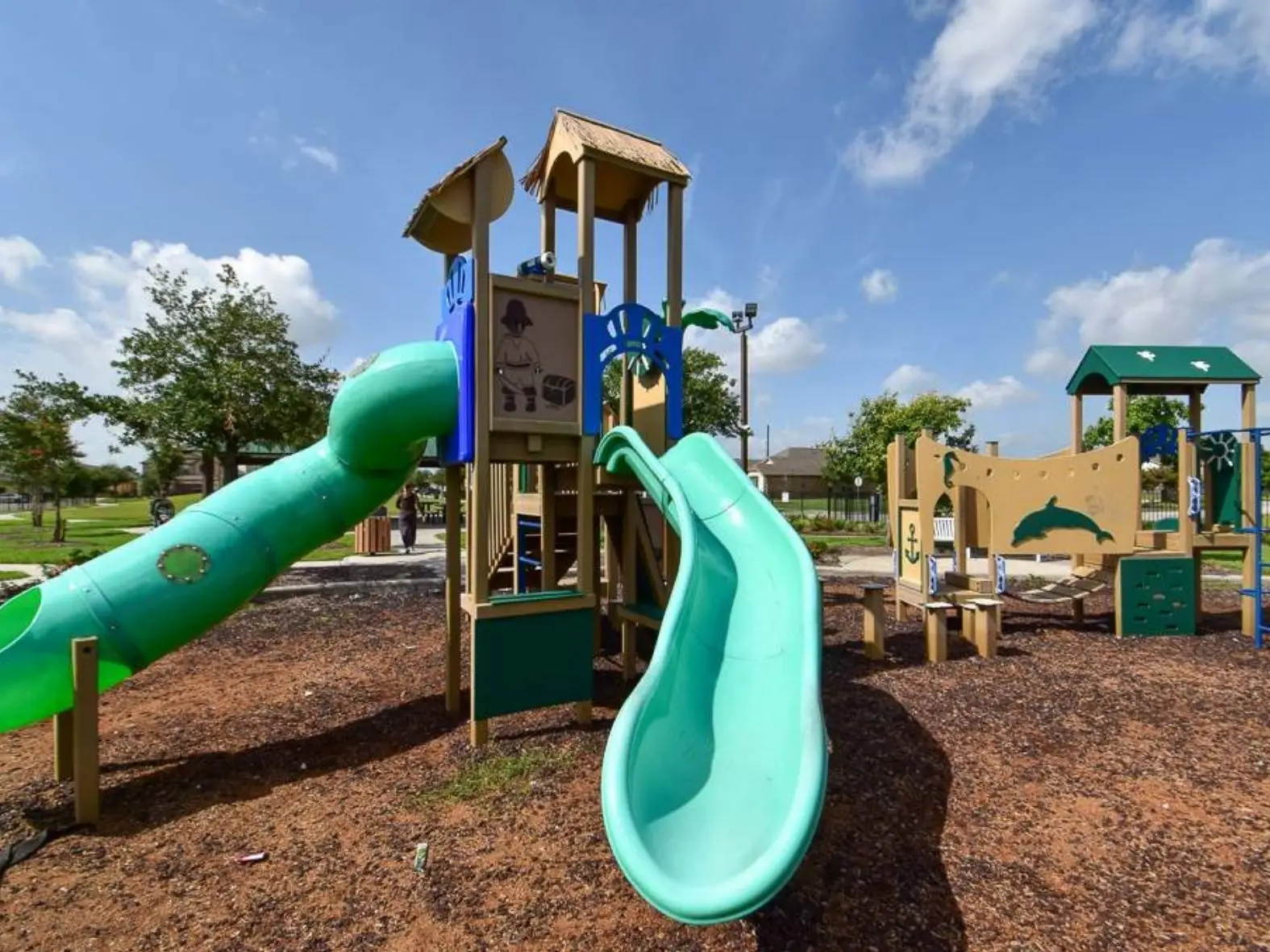 Community in Houston, TX with a playground