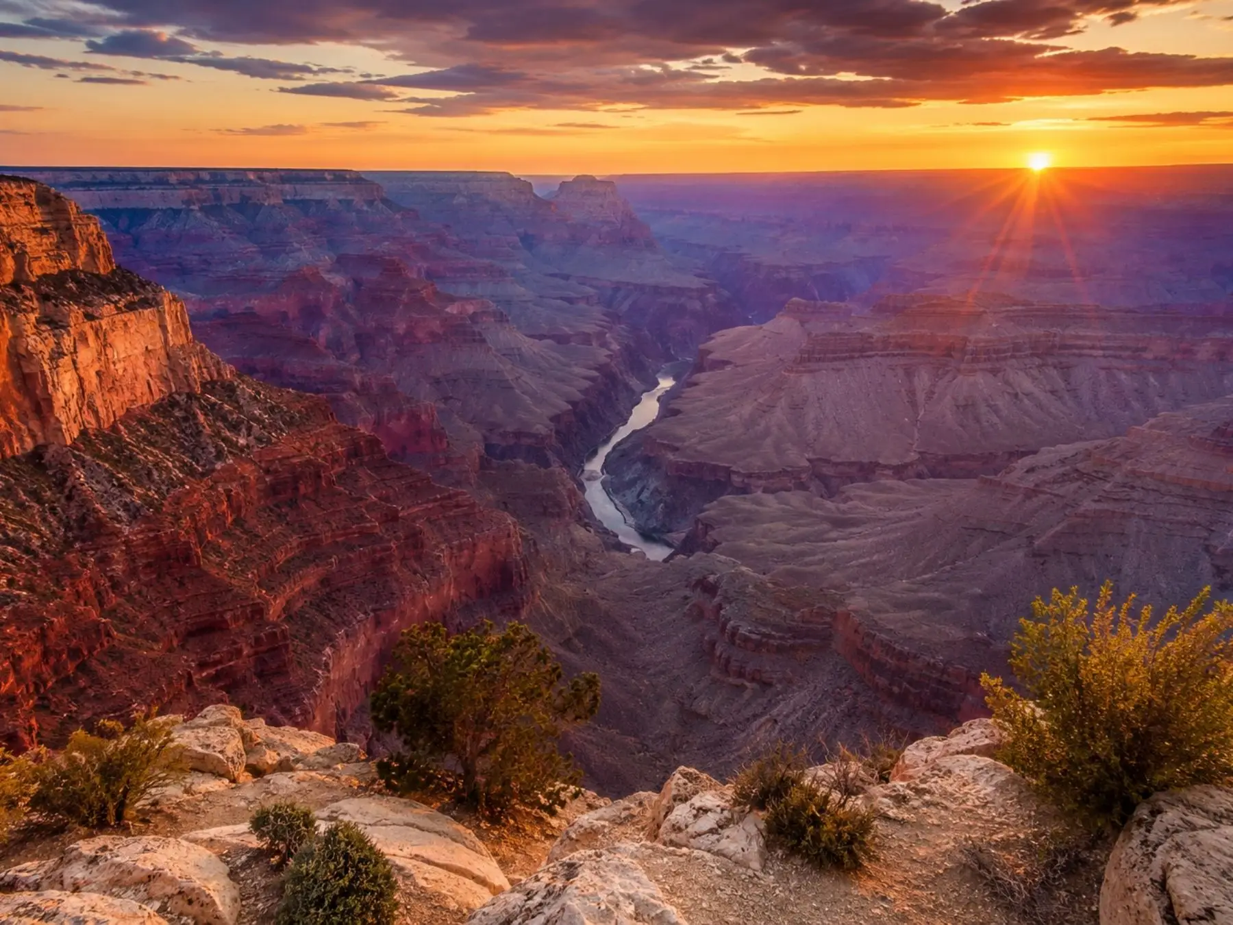 Grand Canyon at sunset, AZ