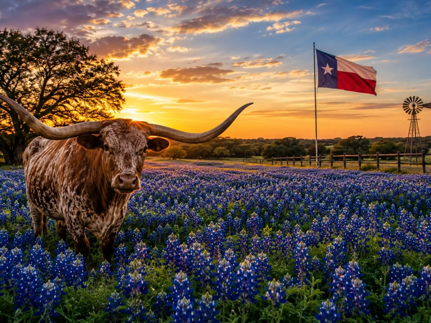 Texas sunset